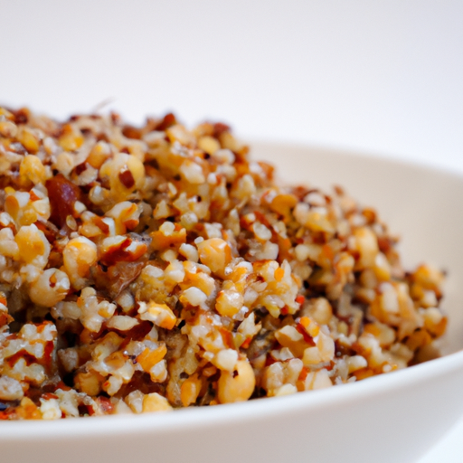 Quinoa s červenou řepou a pečeným křenem