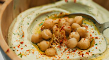 Hummus s grilovanou zeleninou