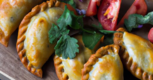 Kuřecí empanadas s avokádovou omáčkou