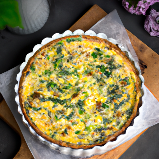 Křehká zeleninová quiche