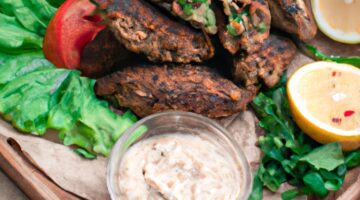 Kebab kofta s tahini