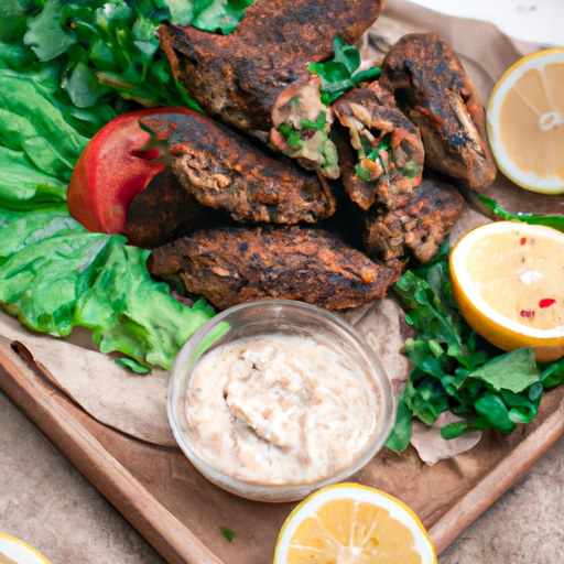 Kebab kofta s tahini