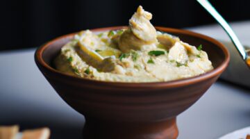 Křupavé hummus těsto s tahini