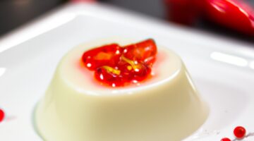 Italská panna cotta s ovocným přelivem