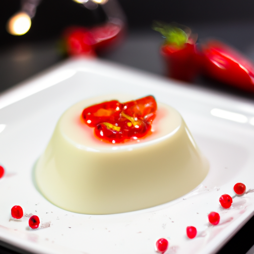 Italská panna cotta s ovocným přelivem