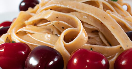 Tagliatelle s pestem a cherry rajčátky