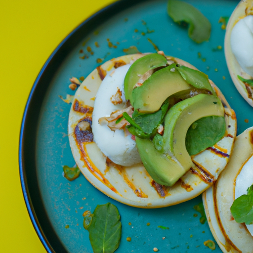 Kuřecí arepas s avokádovou omáčkou