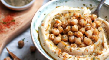 Hummus s vlašskými ořechy