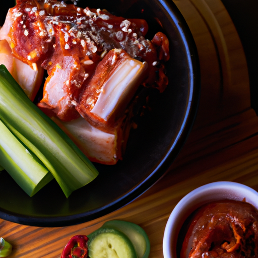 Korejský kimchi pork belly