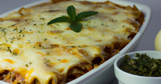 Lasagne s bolonézskou omáčkou.