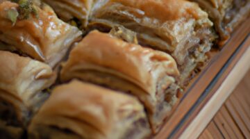 Baklava s vlašskými ořechy.