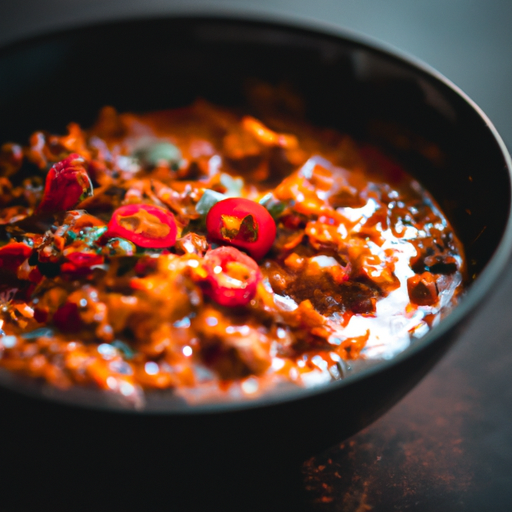 Veganský chilli se sójovým masem