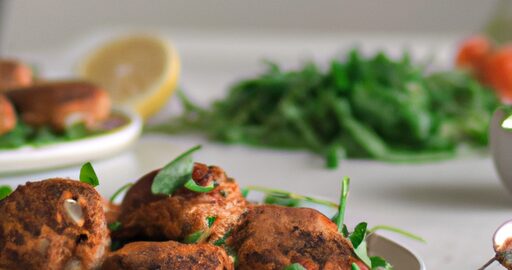 Kuřecí kofta s tahini omáčkou