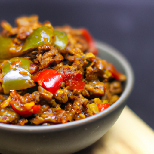 Veganský chilli se sójovými kousky