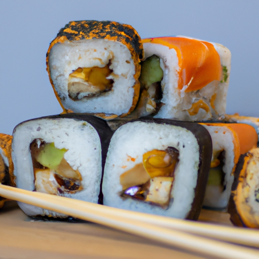 Sushi-rolky s lososem