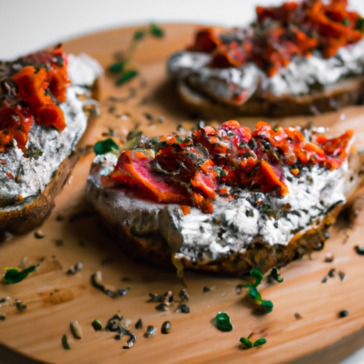 Česká bruschetta s rajčaty