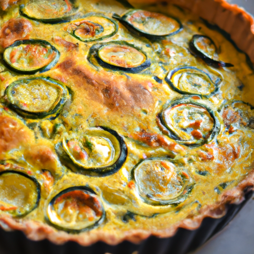 Veganský zeleninový quiche