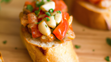 Rajčatová bruschetta