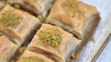 Baklava s medem.