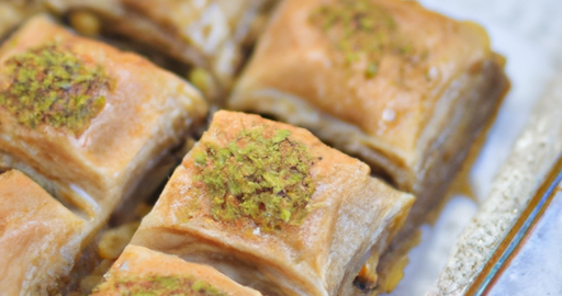 Baklava s medem.