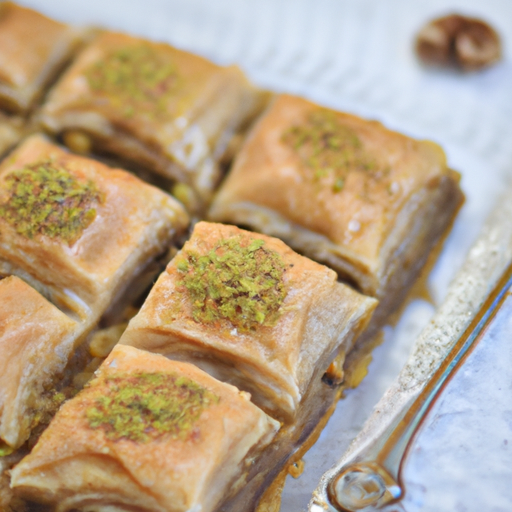 Baklava s medem.