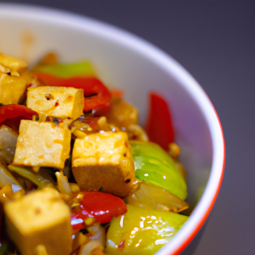 Rýžový wok s tofu a zeleninou