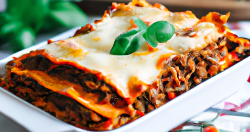 Lasagne s bolognese ragú.