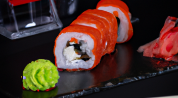 Sushi rolky z lososa