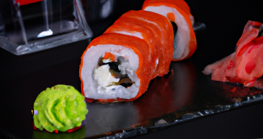 Sushi rolky z lososa