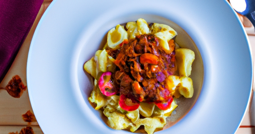 Ravioli s ragú bolognese.