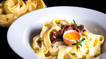 Tradiční těstoviny alla carbonara