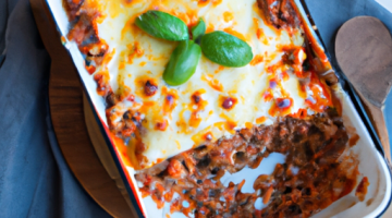 Lasagne bolognese s rajčaty