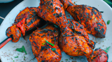 Tandoori kuřecí kůže