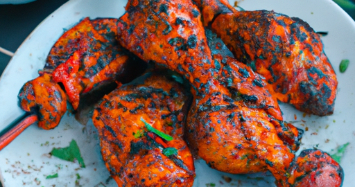 Tandoori kuřecí kůže