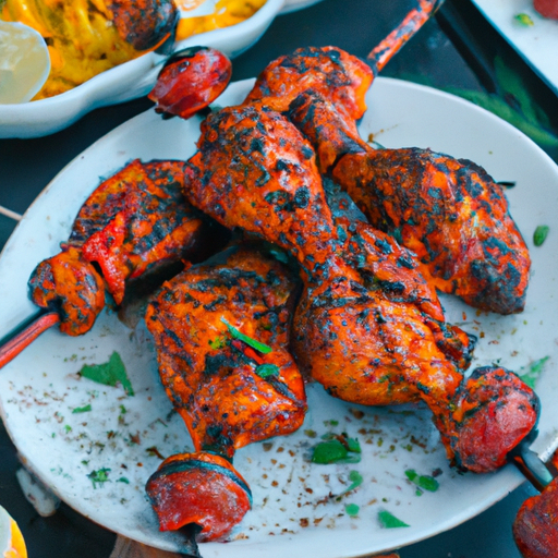 Tandoori kuřecí kůže