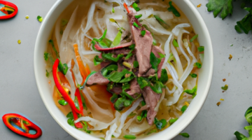 Phở bo – vietnamská hovězí polévka