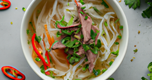 Phở bo – vietnamská hovězí polévka