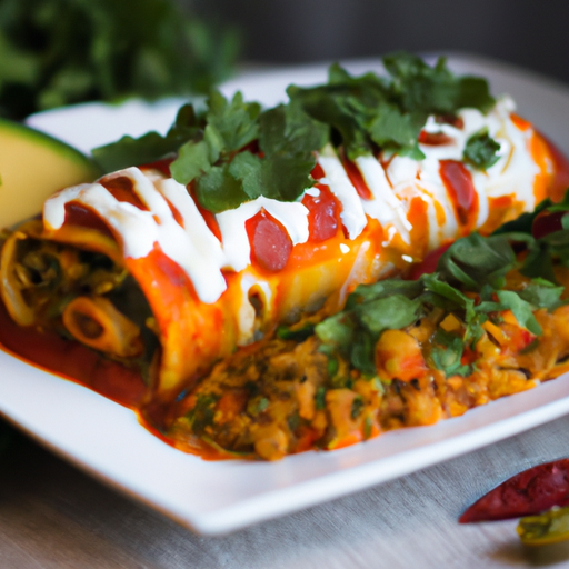 Mexické fazolové enchilady