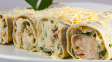 Cannelloni s ricottou a špenátem.