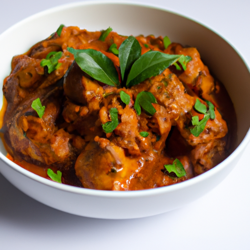 Kuřecí tikka masala.