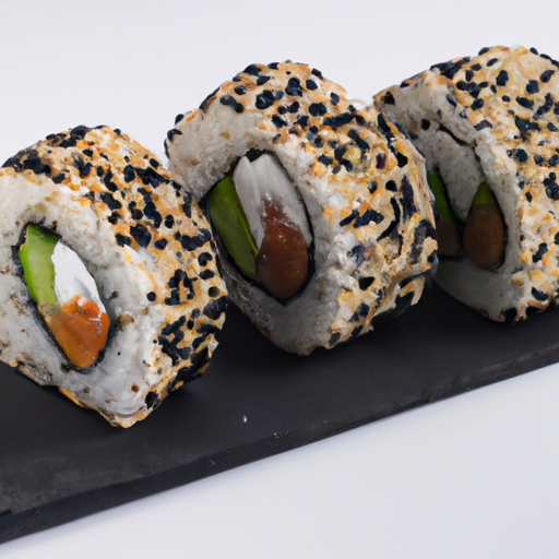 Japonské sushi z lososa