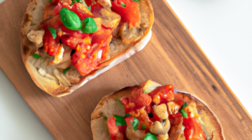 Klasická italská bruschetta