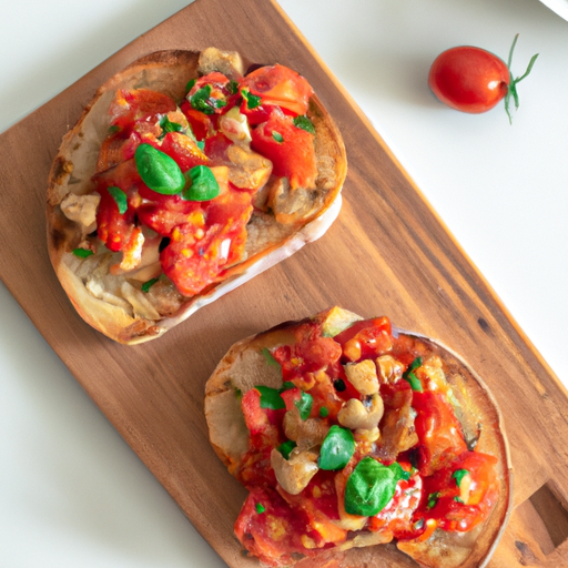 Klasická italská bruschetta