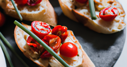 Italská bruschetta s cherry rajčátky