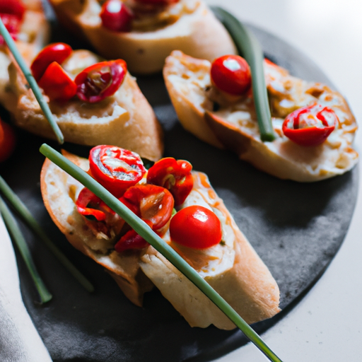 Italská bruschetta s cherry rajčátky