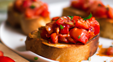 Italský bruschetta