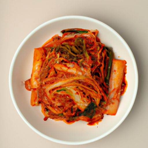 Korejská kimchi polevka