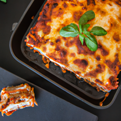 Lasagne s rajčaty a mozzarellou