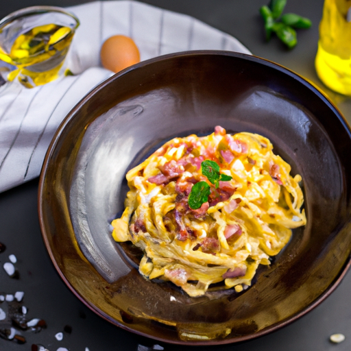 Klasická italská pasta carbonara