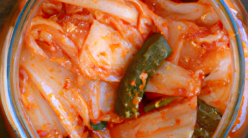 Kimchi – kvašená zelenina zelí.